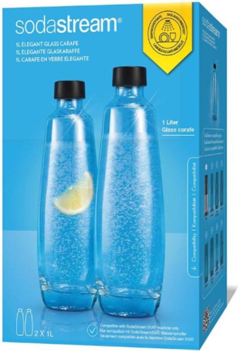 Produktbild SodaStream 2 x 1l Glaskaraffe für DUO