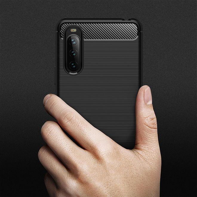 Actual product image MU Style Carbon Fiber TPU Softcase Series (Sony Xperia 10 III)