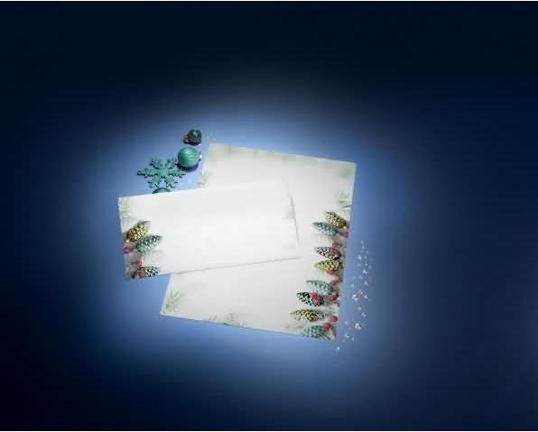 Actual product image Sigel W'envelope Christm.Garl.C6/5 (DL, 1 x)