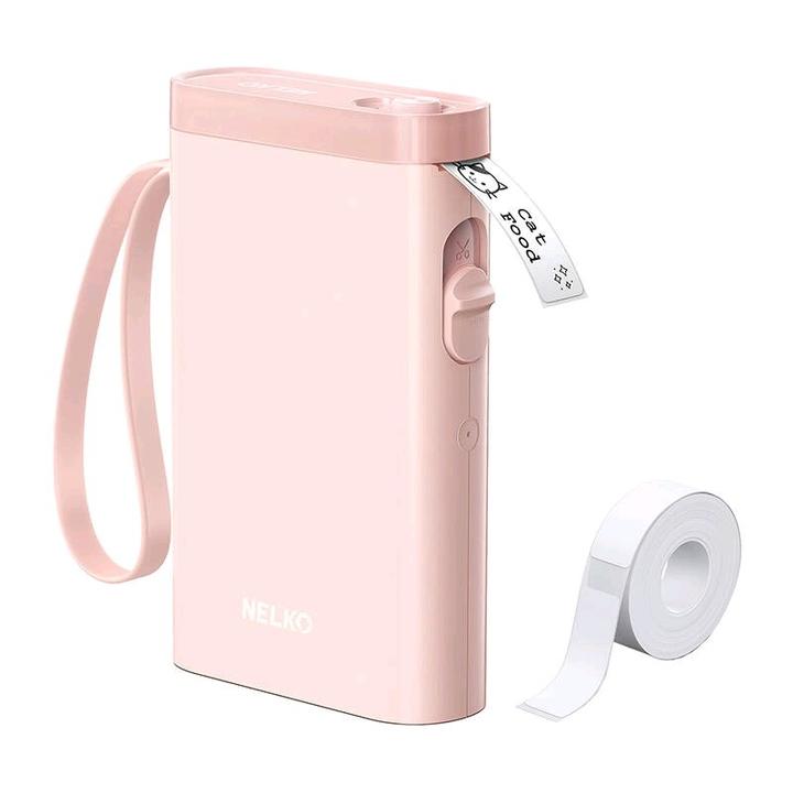 Produktbild Nelko P21 thermal label printer (pink) (203 dpi)