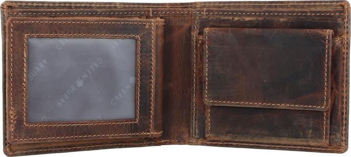 Immagine prodotto Greenburry Portafoglio vintage RFID in pelle 12,5 cm