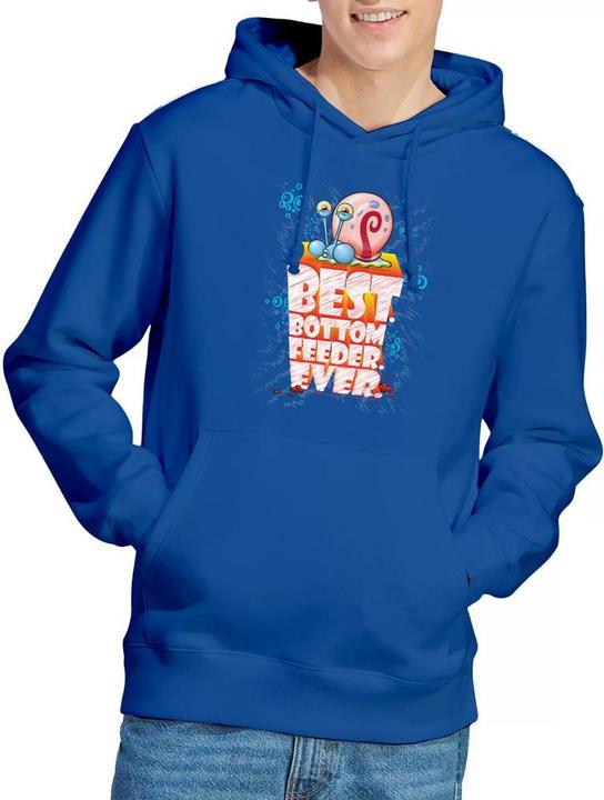Immagine prodotto Spongebob Squarepants Best Bottom Feed Ever Felpa con Cappuccio Uomo (L)