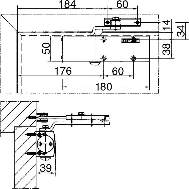 Actual product image Geze Door closer TS 1500 G (Entrance door, Indoor)