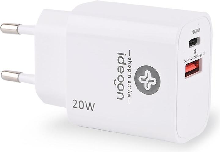 Image du produit Ideoon USB-Ladegerät, Dual Port, PD 3.0, 20 W (20 W)