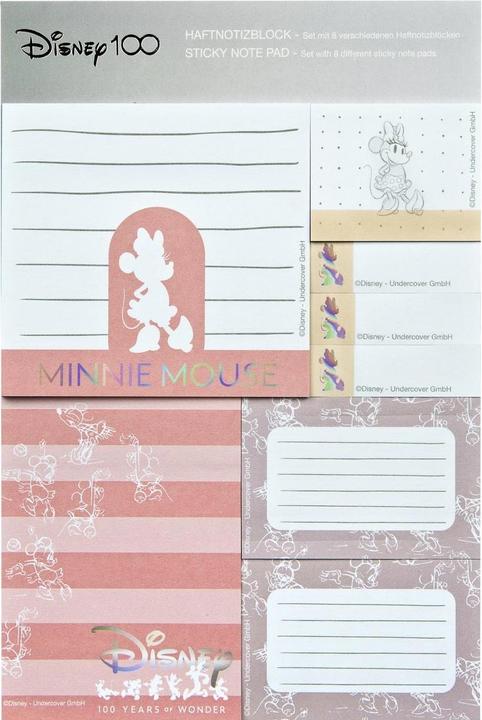 Produktbild Undercover Notizzettel Set Disney (1 x 14 x 21 cm)