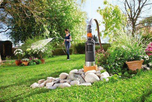 Actual product image Gardena 1499-20 Premium deep well pump 6000/5 inox automatic (Garden pump)
