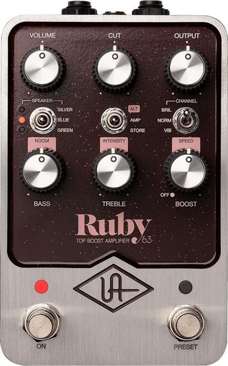 Audio UAFX Ruby '63 Top Boost Amplifier - Guitar Effect (Guitar)