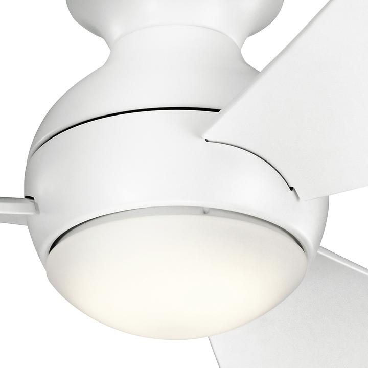 Image du produit Elstead Lighting Sola ventilateur de plafond silencieux avec lumière LED Ø86cm + télécommande Argent