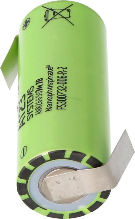 Immagine prodotto A123 Systems Akku ANR26650M1B, mit Lötfahnen Z-Form (1 pz., 2500 mAh)