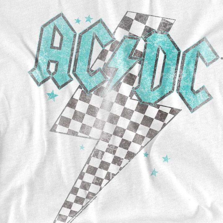 Immagine prodotto AC/DC Skewed Maglietta Bullone a Scacchiera Uomo (4XL)