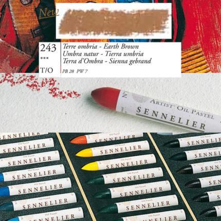 Image du produit Sennelier Oelpastell Taille standard Terre Ombria 243 (Brun Terre)
