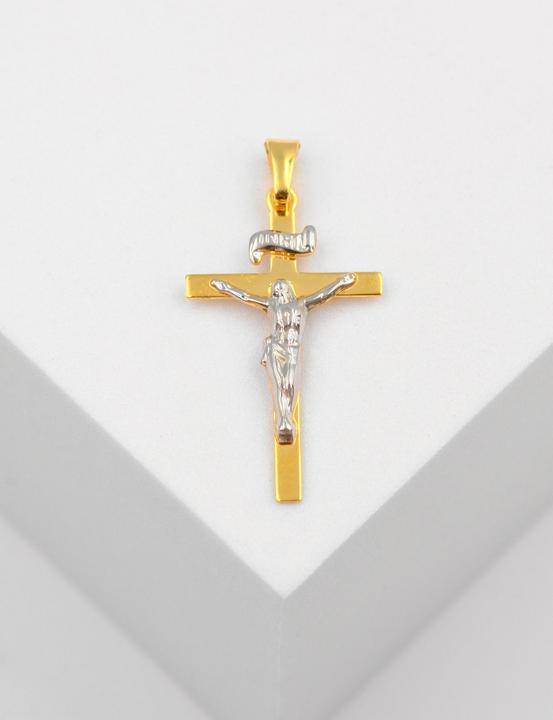 Image du produit Muau Croix (Or blanc, Or jaune 750/18K)