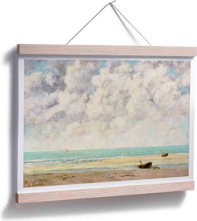 Actual product image Trenddeko Courbet - The calm sea (100 x 80 cm)