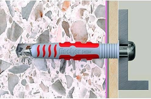 Image du produit Fischer Chevilles à expansion SX 6 x 30 SK carte SB, 15 x vis pour panneaux d'aggloméré 4,5 x 40, 049126 (50 pcs)