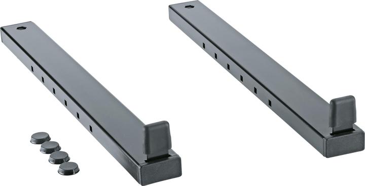 Actual product image K&M XL Support arm for keyboard stand attachment 18811 Support depth 400mm - in (18823-021-55)