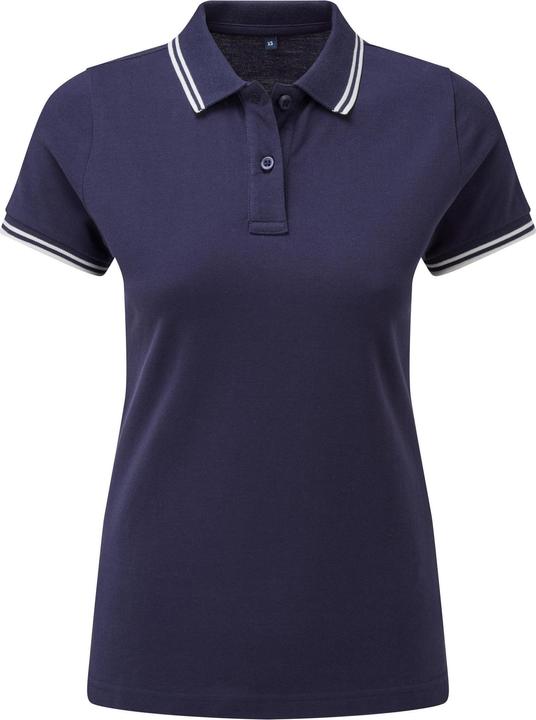 Asquith & Fox Poloshirt Mit Kontrastfarbenen Streifen