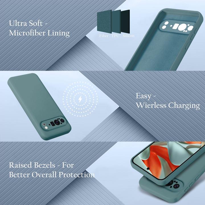 Produktbild Cadorabo Hülle für Google Pixel 9 PRO XL im Liquid Case Design (Google Pixel 9 Pro XL)