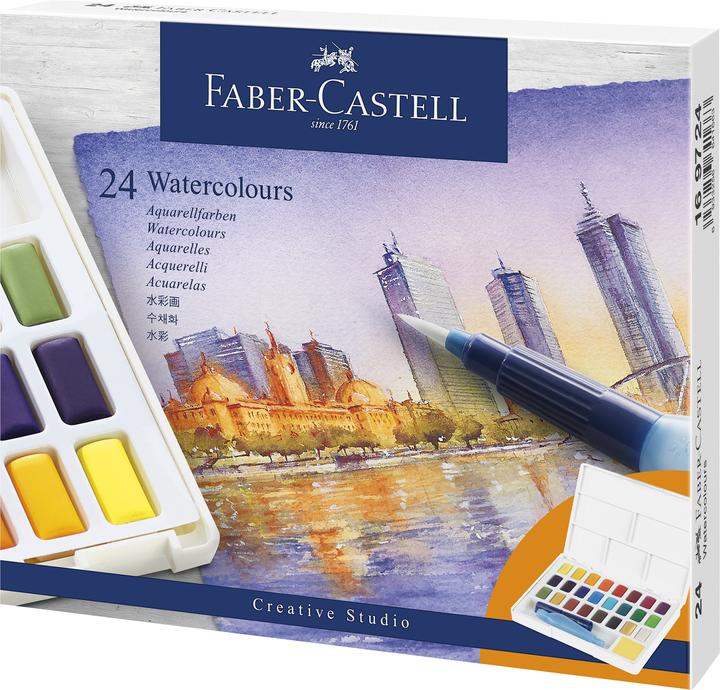 Productafbeelding Faber-Castell Aquarellen in potten (Veelkleurig, 24 ml)