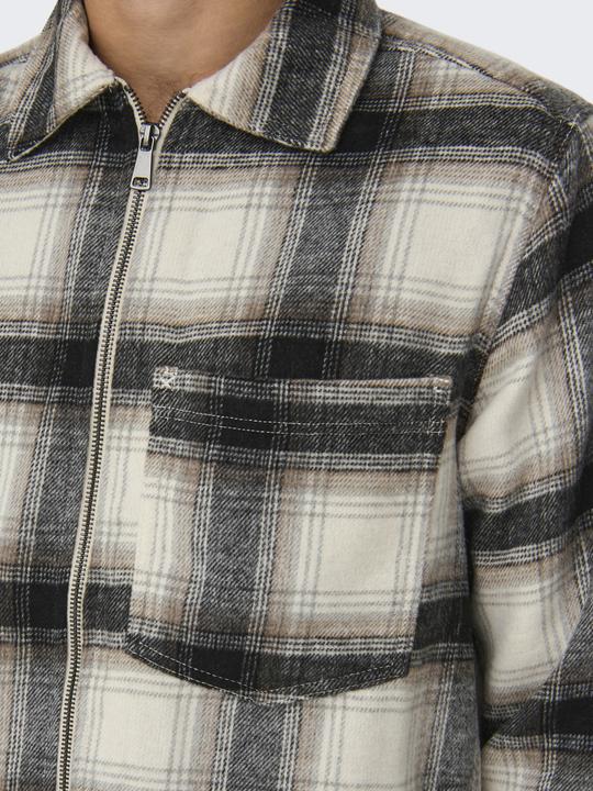 Produktbild Only & Sons Onsaustin Wool Zip Overshirt Noos (XXL)