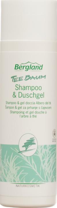 Immagine prodotto Bergland Shampoo e gel doccia all'albero del tè (200 ml, Shampoo liquido)
