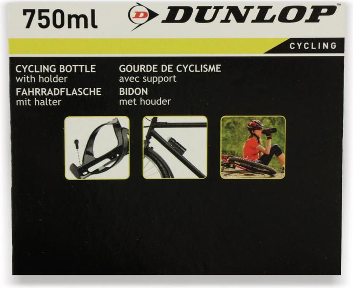 Actual product image Dunlop Water bottle incl. holder (0.55 l)