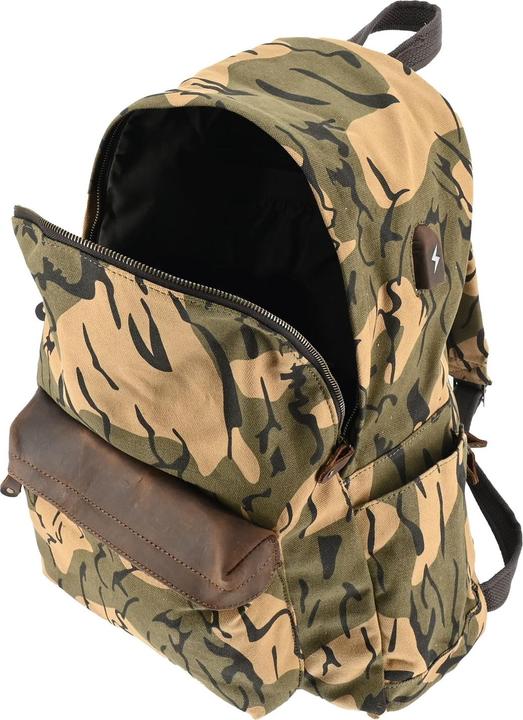 Actual product image Army Shop Canvas rucksack with camouflage pattern (25 l)