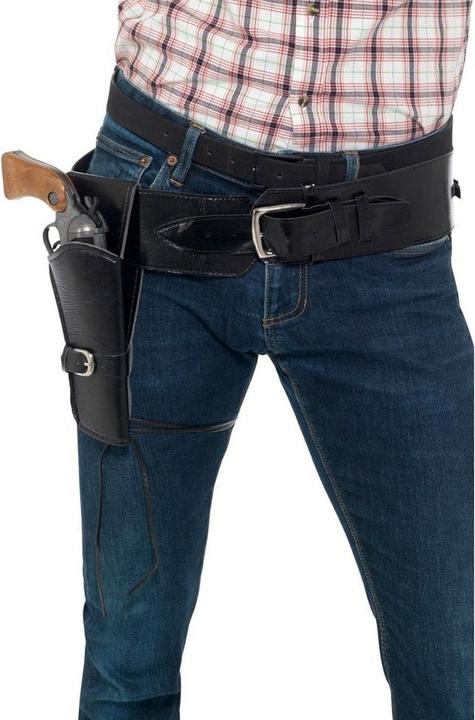 Actual product image Smiffys Edler Cowboy Pistolen Holster schwarz