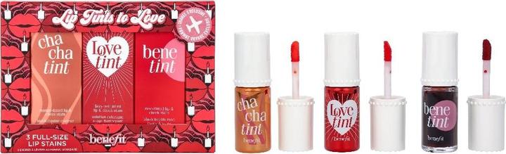 Produktbild BeneFit Cosmetics Lip Tints to Love (Violett, Gold, Rot)