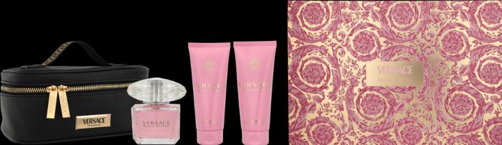 Actual product image Versace Bright Crystal Christmas 2024 Eau de Toilette / BShower Gel / Body Lotion / Case (Fragrance set)