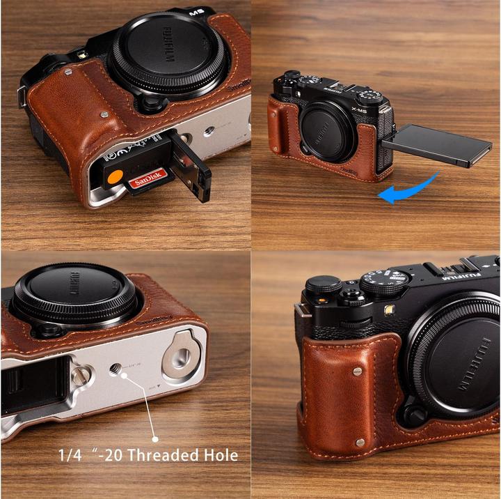 Actual product image SmallRig 4880 Camera Leather Half Case Kit (Kamera Bereitschaftstasche)