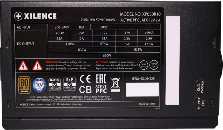 Image du produit Xilence XP650R10 (650 W)