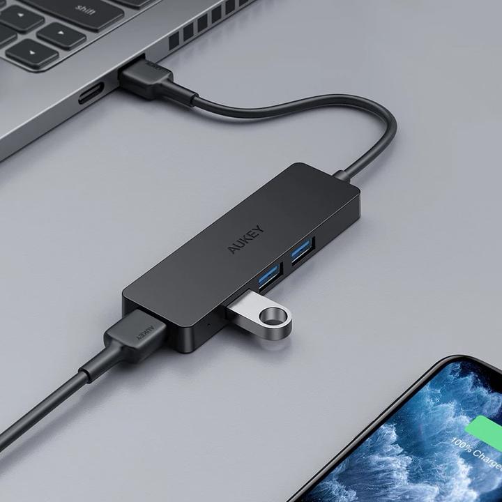 Actual product image Aukey CB-H39 (USB-A, 4 Ports)