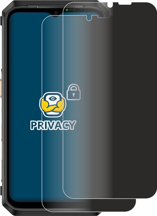 Immagine prodotto BROTECT Pellicola privacy antispia Pellicola di protezione dalla luce blu (2 Pezzo/i, Ulefone Power Armor 18T)