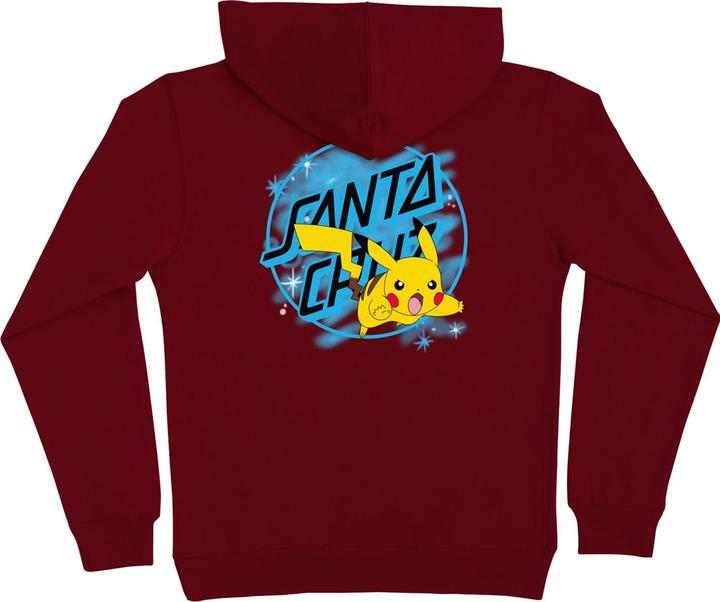Immagine prodotto Santa Cruz Felpa con cappuccio per bambini Pokémon Pikachu Spray Dot (M)