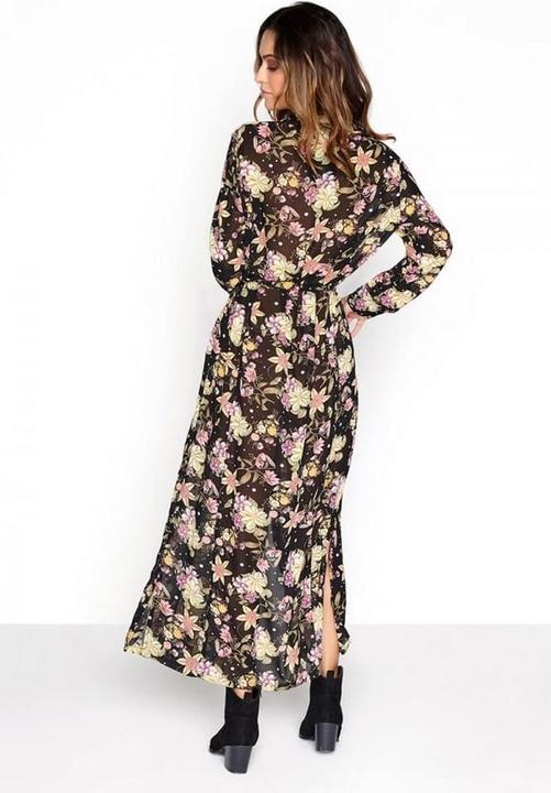 Immagine prodotto Girls On Film Vestito a camicia nero a fiori (36)