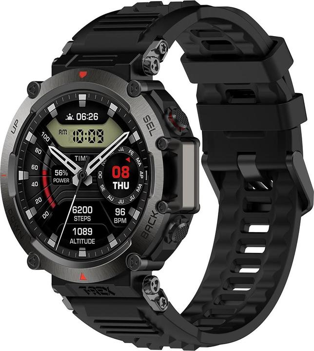 Immagine prodotto Techsuit - Watchband (W067) - Amazfit T-Rex Ultra - Black (TPU, Silicone)