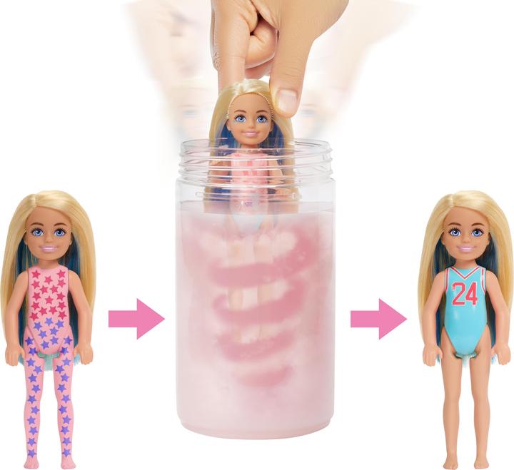 Actual product image Barbie Colour Reveal Chelsea Sporty Series