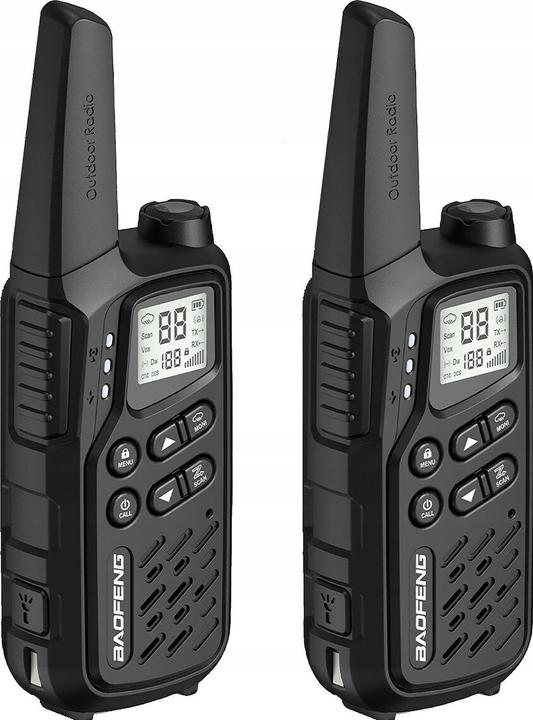 Baofeng Walkie-Talkie BF-T25E Black (10 km)