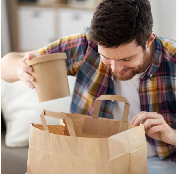 Produktbild Naturestar Papiertragtasche Papier (250 Stück)