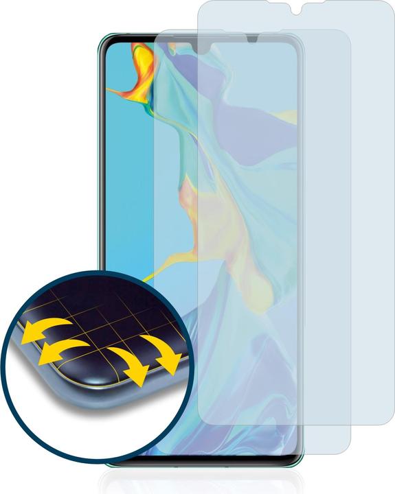 Actual product image BROTECT Full-Cover Protector Matte (2 Piece, Huawei P30)