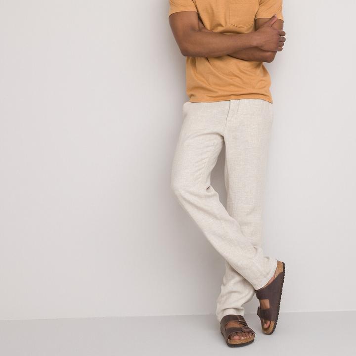 Actual product image La Redoute Collections Linen trousers (32)