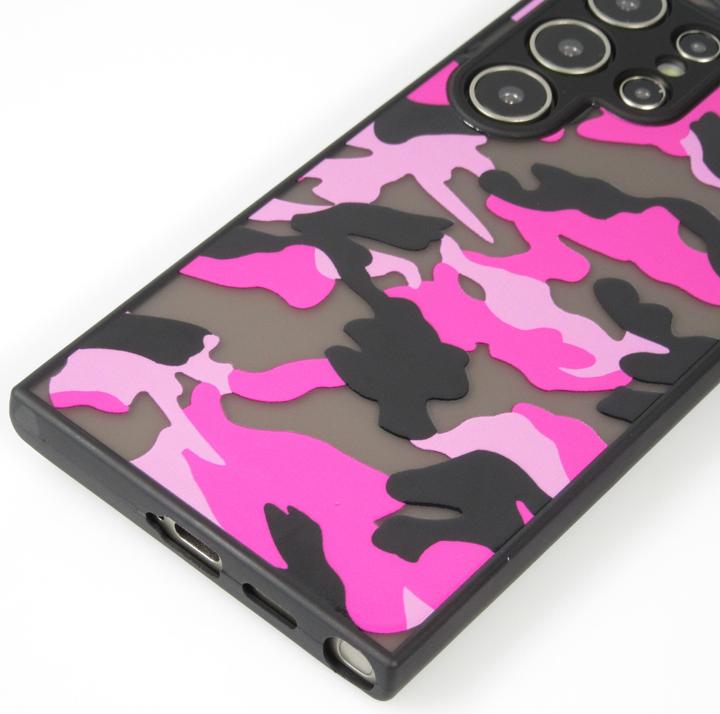 Immagine prodotto PhoneLook Coque Semi Trasparente Design Camouglage Viola (Samsung Galaxy S24 Ultra)