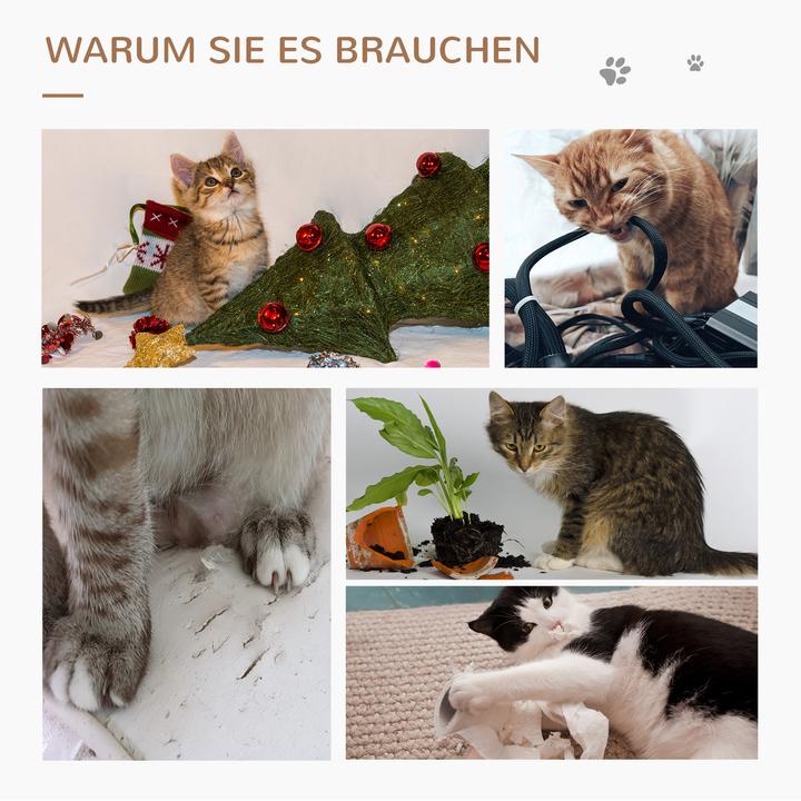 Image du produit PawHut Arbre à chat avec niche pour chat (95 cm, Multicolore)