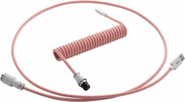 Produktbild CableMod Pro Coiled Keyboard Cable USB-C zu USB Typ A, Orangesicle (1.50 m, USB 2.0)