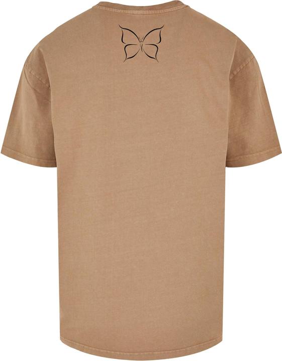Actual product image Merchcode Spring - Butterfly Acid Washed Oversize Tee - 116347 (M)
