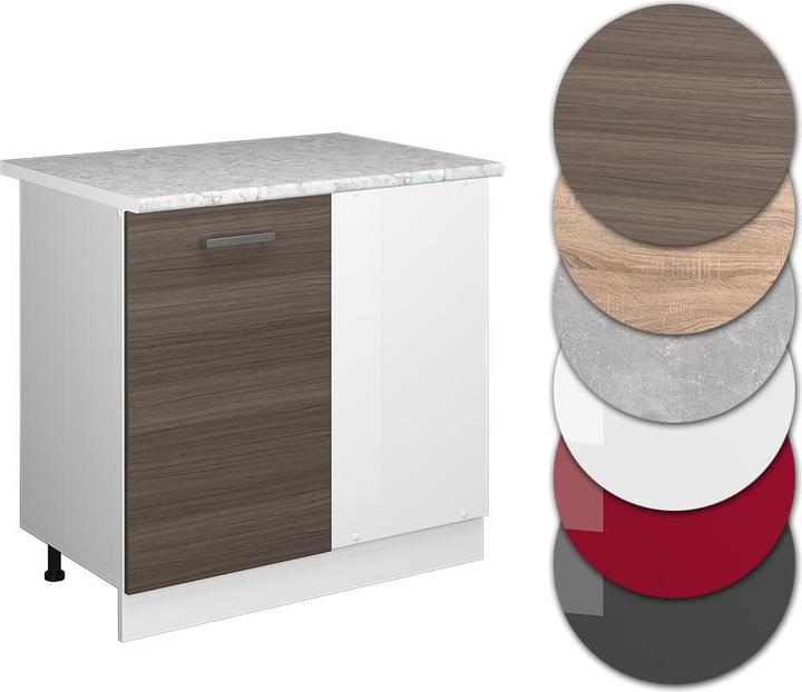 Produktbild Vicco Eckschrank für Haushaltsgegenstände R-Line (86 x 60 x 81.5 cm)