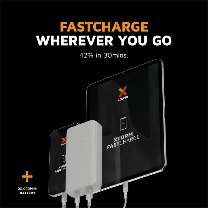 Actual product image Xtorm Go2 Series (20000 mAh, 15 W, 74 Wh)