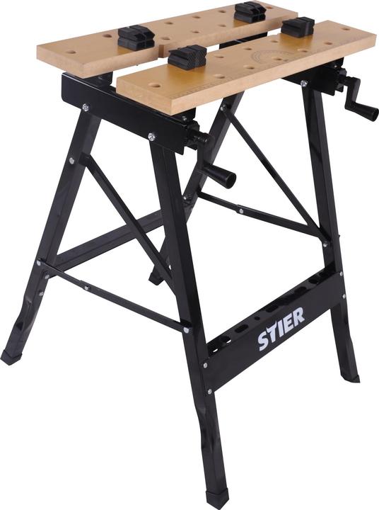 Produktbild Stier Werk- und Spanntisch, klappbar, 150 kg (63.50 cm, 60.50 cm)