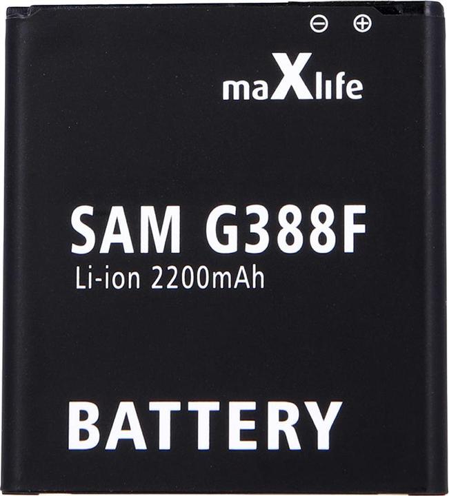 Actual product image Maxlife battery for Samsung Galaxy Xcover 3 G388F EB-BG388BBE 2200mAh (Rechargeable battery)