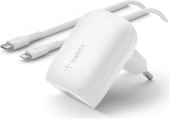 Produktbild Belkin Netzladegerät USB-C 30W PD+PPS/Lightn.Kab.CA005vf1MWH-B5 (30 W)